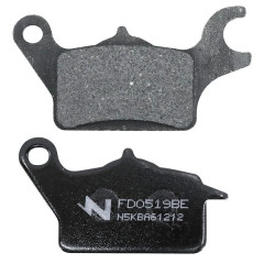 Plaquettes de frein NEWFREN Elite Organique FD0519BE AR pour NIU, PIAGGIO ONE 2021+, KAWASAKI 125 Z125 PRO 2017+