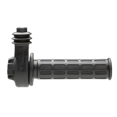 Poignée de gaz DOMINO noir bi-cylindre pour moto on road (2 câbles)