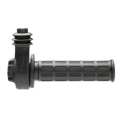 Poignée de gaz DOMINO noir bi-cylindre pour moto on road (2 câbles)