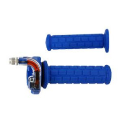 Poignée gaz TUN'R métal bleu