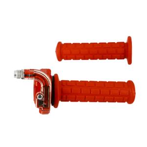 Poignée gaz TUN'R targa rouge (métal)