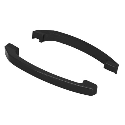 Poignée passager arrière AVOC alu CNC anodisé noir (x2) pour Yamaha 700 MT-07 2014-2017