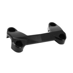 Pontet supérieur Avoc fixation de guidon moto alu CNC anodisé noir pour KTM 125 Duke