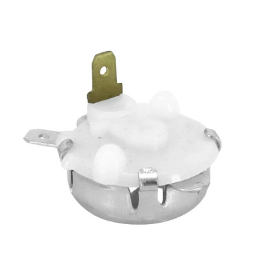 Porte-ampoule-fiche-douille adaptable pour ampoule E10 à visser (diamètre 25mm - largeur 35mm)