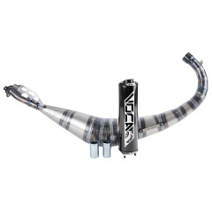 Pot 50 A Boite VOCA RACING Passage Bas - Silencieux Alu Noir pour Beta 50 RR 2021+