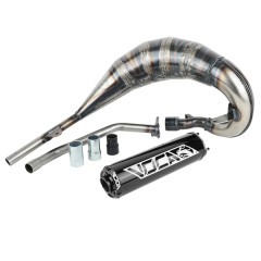 Pot 50 à boîte VOCA RACING silencieux alu noir pour Beta 50 RR 2021+ (passage haut droit)