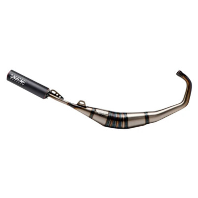 Silencieux YASUNI Pot 50 a boîte verni passage bas - Tub808tr - pour Beta 50 RR, Rieju 50 MRT, SMX, RMX, Peugeot 50 XPS, XP6, MBK 50 X-Limit, Yamaha 50 DTR