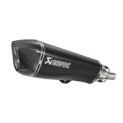 Pot Akrapovic Silencieux seul Black (S-PI5SO1-HRAASSBL) pour Piaggio 500 MP3 LT, HPE 2008-2020