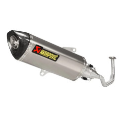 Pot Akrapovic S-Y125SO5-HRSS-1 Silver Homologué CE pour Yamaha 125 Xmax ABS 2017-2020