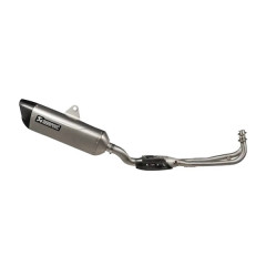 Pot AKRAPOVIC Ligne complète titane pour Yamaha 560 TMAX 2022+ (S-Y5R8-HILT) (Homologué CE)