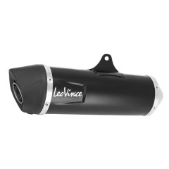 Pot maxi-scooter LEOVINCE SBK NERO (coupelle carbone) (sans catalyseur) (homologué CE) pour moteur Yamaha 500 TMAX 2008-2011 - REF 14013