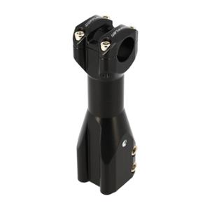 Potence DOPPLER noir mat diamètre 22mm pour scooter Booster/BW's/Stunt/Slider