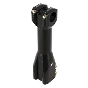 Potence DOPPLER noir mat diamètre 22mm pour scooter Nitro/Aerox/Mach G/Jog R/Ovetto/Neos