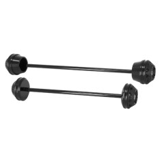 Protection axe de roue Avoc alu noir (x2) pour Yamaha MT-07 700 2014-2016