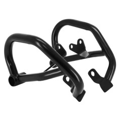 Protection moteur-bumper AVOC métal noir (x2) pour Yamaha 700 MT-07 2014-2018