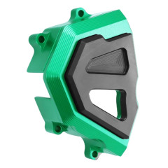 Protège-cache pignon AVOC alu CNC anodisé noir-vert pour Kawasaki 900 Z900