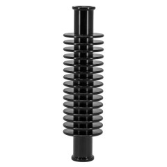 Radiateur-refroidisseur de durite d'eau Replay alu CNC noir forme rond 133 x 35 mm fixation durite 17 mm