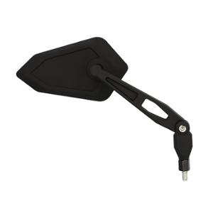 Rétro universel BLACKWAY bore ABS noir - homologué CE