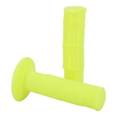 Revêtement poignée DOMINO 1150 jaune fluo closed end 120mm (x2)