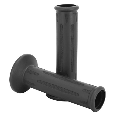 Revêtement poignée Domino noir open end 122mm (paire) pour moto on road style BMW