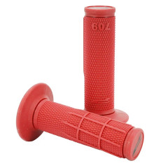 Revêtement poignée PROGRIP 709 simple densité diamond waffle rouge 115mm (avec lock on, livré avec 7 embouts 2T ou 4T)