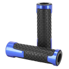 Revêtement poignée AVOC antidérapant bleu anodisé pour Yamaha 700 MT-07 (paire)
