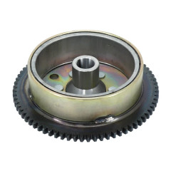 Rotor allumage adaptable 50 à boite 12 bobines avec démarreur électrique pour Minarelli 50 AM6, Beta 50 RR, Rieju 50 MRT après 2009, Yamaha 50 TZR après 2003, MBK 50 X-Power après 2003