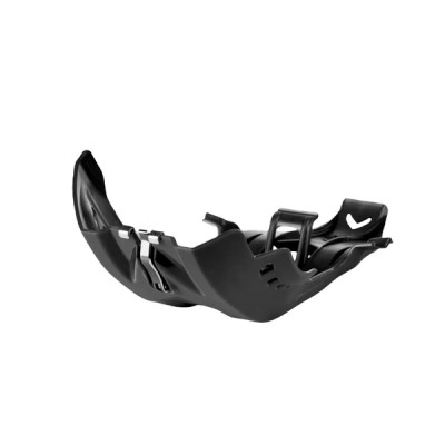 Sabot moteur moto POLISPORT Noir avec protection biellette pour KTM 250-350 SXF 2016-2022, 450 SXF-XCF 2019-2022, 250-350 XCF 2019-2022, Husqvarna 250-350-450 FC-FE (vendu avec kit de montage)