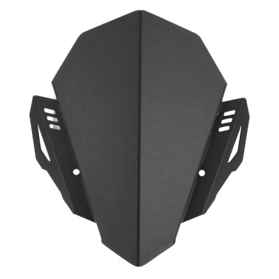 Bulle saute vent AVOC alu noir pour moto Yamaha 700 MT-07 2018+2020