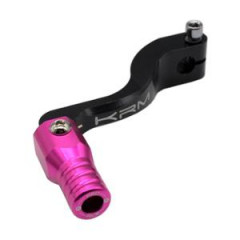 Sélecteur vitesse KRM repliable alu noir/rose AM6