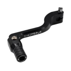 Sélecteur de vitesse KRM aluminium noir repliable Derbi Senda