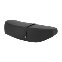 Selle biplace adaptable avec support noir pour Peugeot 103, MBK 40, 50, 51, 88 (avec sangle)