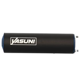 Silencieux YASUNI MAX PRO ALU NOIR/BLEU - PASSAGE DROIT