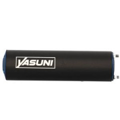 Silencieux YASUNI MAX PRO ALU NOIR/BLEU - PASSAGE DROIT