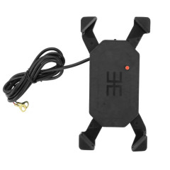 Support smartphone Avoc avec prise de charge USB 5V 2A, livré avec 2 supports guidon + rétro