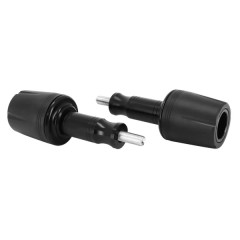 Tampon de protection AVOC alu noir D.10mm (paire) pour Honda 750 X-ADV