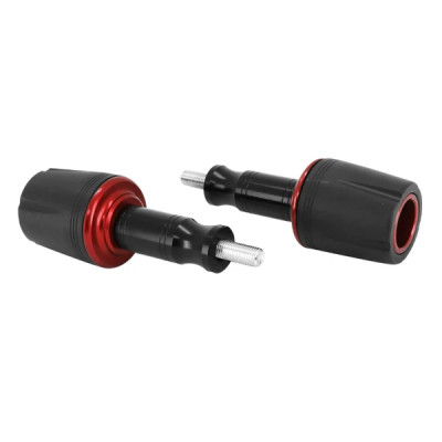 Tampon de protection AVOC Alu rouge D.10mm (PAIRE) pour Honda 750 X-ADV