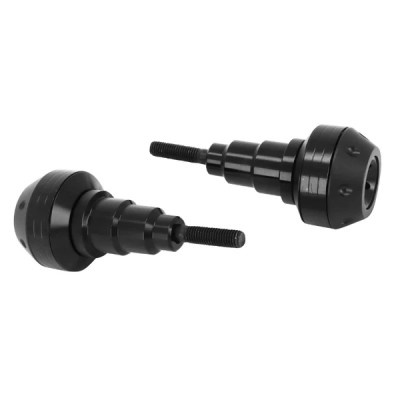 Tampon de protection AVOC alu CNC anodisé noir diamètre 10mm (ronde)