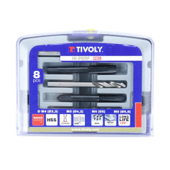 Taraud HSS TIVOLY DIN et foret HSS (coffret)