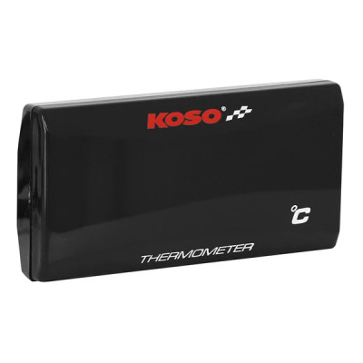 Thermomètre digital KOSO 0 à 120°C 12V Super slim bleu 56,4x27x11mm