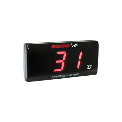 Thermomètre digital KOSO 0 à 120°C 12V 56,4x27x11mm