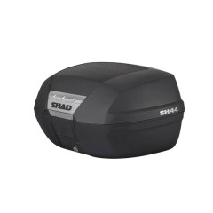 Top case SHAD 44L noir avec platine (contient 2 casques intégraux) (D0B44100)