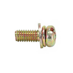 Vis à métaux adaptable M6 x 10 mm bronze (sachet de 10 pièces)