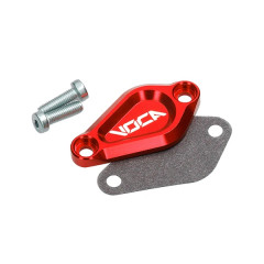Obturateur pompe à huile VOCA RACING GPR Alu CNC Rouge Minarelli 50 AM6-Derbi 50 Senda
