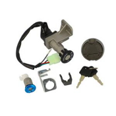 Contacteur à Clé adaptable Avec Serrure de Selle et Bouchon de Réservoir pour Kymco Agility 50cc 4T