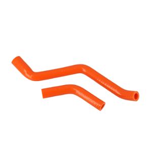 Durite de refroidissement adaptable silicone orange Derbi Senda Euro 3