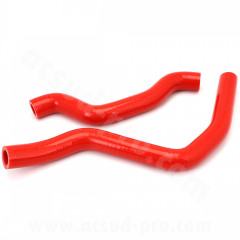 Kit Durites de Refroidissement Silicone Rouge CARENZI pour Fantic 50, HM 50, Derapage 50, Vent Baja 50