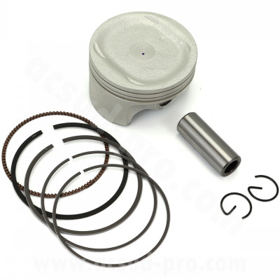 Piston adaptable Ø58 Segments RIK pour Yamaha N Max 155 cc, Tricity 155 cc