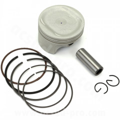Piston adaptable Ø58 Segments RIK pour Yamaha N Max 155 cc, Tricity 155 cc