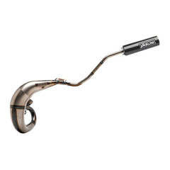 Pot Verni YASUNI Cross ML Silencieux Carbone Passage Haut à Gauche pour 50cc Rieju RR, Yamaha DT, MBK X-Limit, Peugeot XP6, XP5 TUB807TC-25-